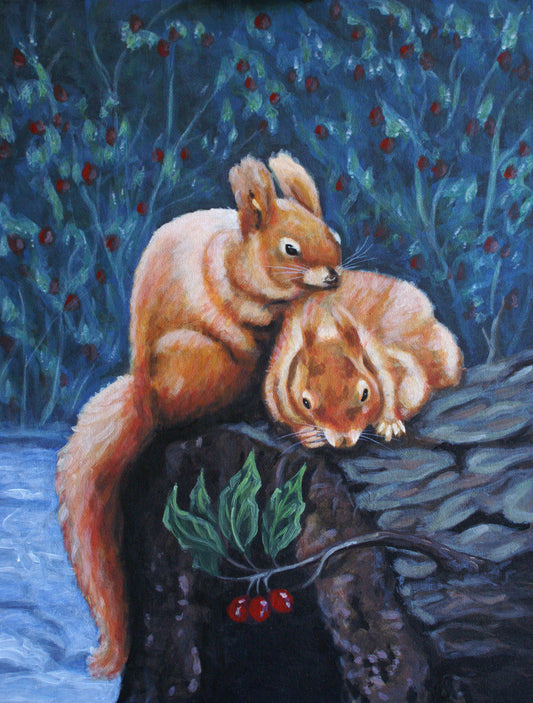 Red Squirrels at Rest